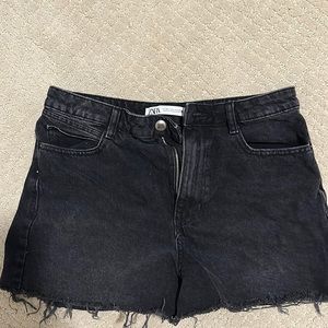 Zara black shorts